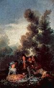 Francisco de Goya Vesper im Freien china oil painting artist